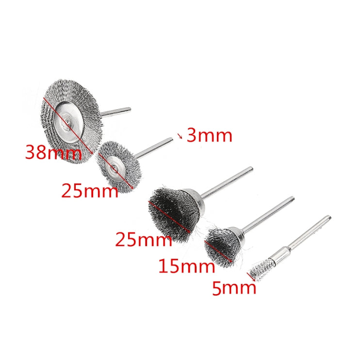 10 PCS Wire Brush Metal Descaling Polishing Brush To Remove Oxide Layer Flat Polishing Brush