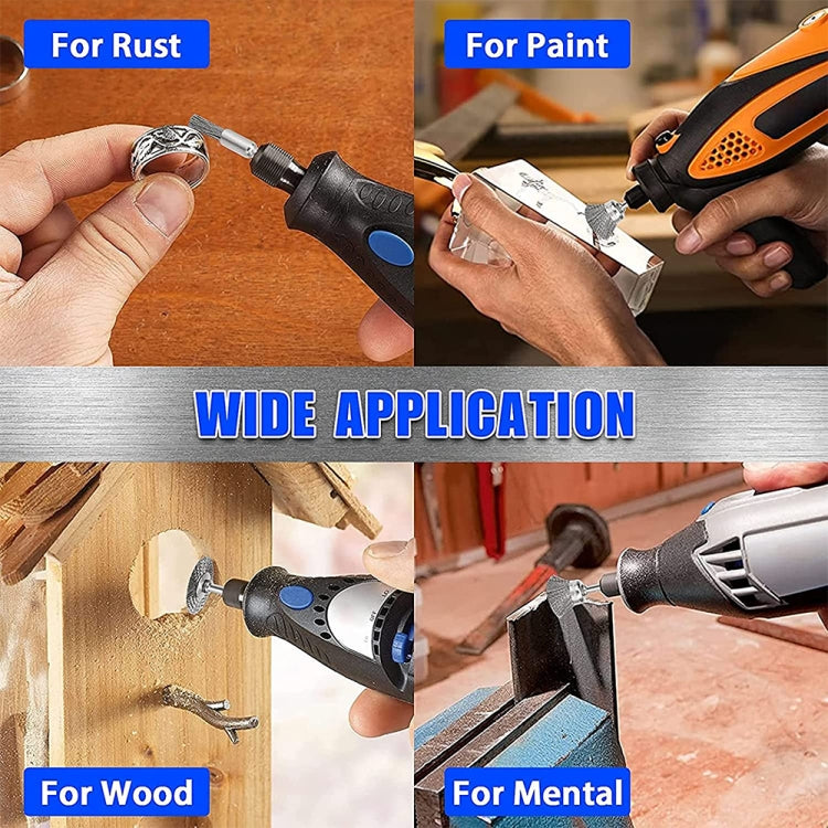 10 PCS Wire Brush Metal Descaling Polishing Brush To Remove Oxide Layer Flat Polishing Brush