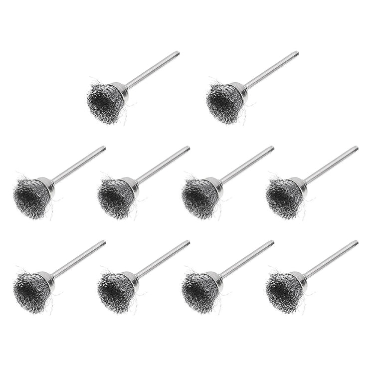 10 PCS Wire Brush Metal Descaling Polishing Brush To Remove Oxide Layer Flat Polishing Brush