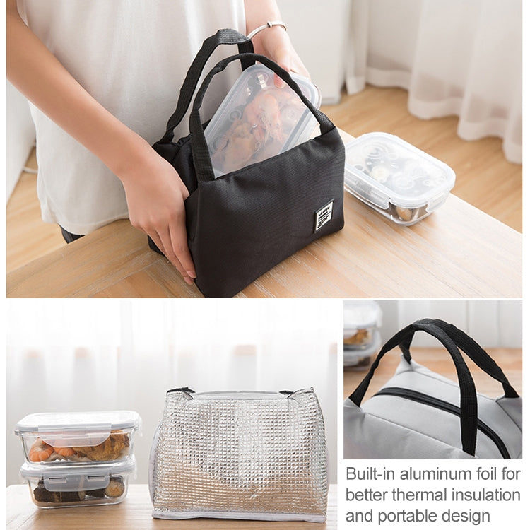Portable Lunch Bag Thermal Insulated Lunch Box Tote Cooler Bag Bento Pouch Lunch Container School Food Storage Bags