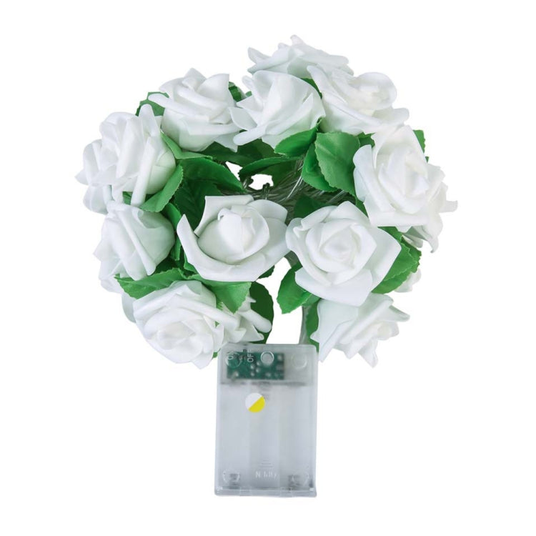 Rose Flower Battery Powered Fairy Lights Wedding Home Birthday Party Garland Decor String Lamp