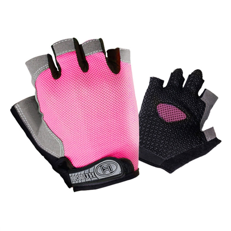 Summer Men Women Fitness Gloves Gym Weight Lifting Cycling Yoga Training Thin Breathable Antiskid Half Finger Gloves