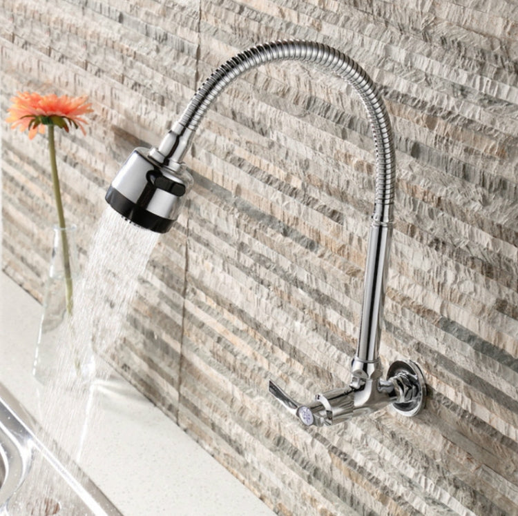 Kitchen Faucet Anti-splash Head Wash Basin Sink Universal Rotatable Faucet Full Copper Joint