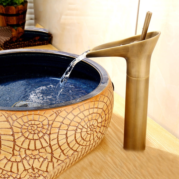 Bathroom Faucet Washbasin Waterfall Hot & Cold Faucet