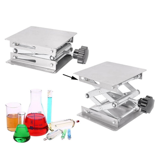100x100mm Laboratory Manual Stainless Steel Lifting Platform Small Lifting Platform