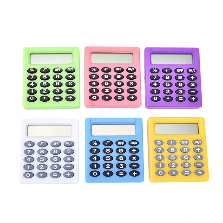 Pocket Cartoon Mini Calculator Candy Colors Handheld Coin Batteries Calculation Tool