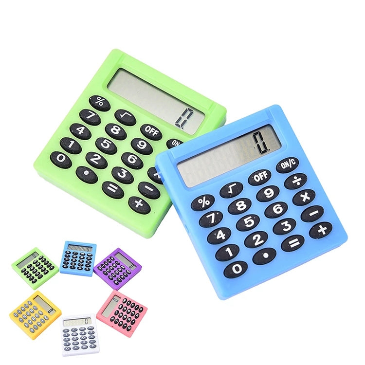 Pocket Cartoon Mini Calculator Candy Colors Handheld Coin Batteries Calculation Tool