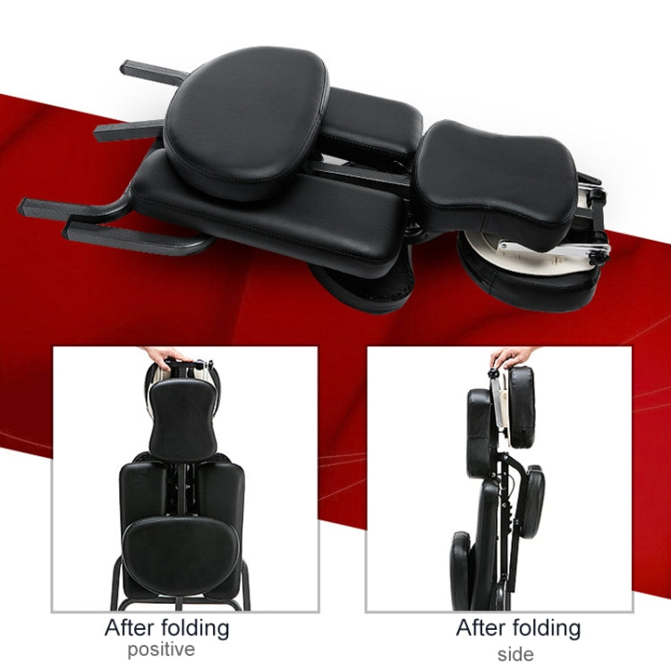 Portable Folding Adjustable Massage Chair Tattoo Scraping Chair Beauty Bed with Armrest