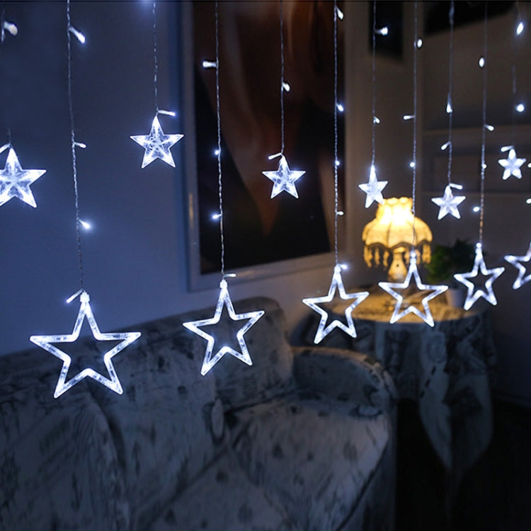 220V EU Plug LED Star Light Christmas lights Indoor/Outdoor Decorative Love Curtains Lamp For Holiday Wedding Party lighting