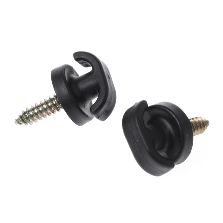 2 PCS Universal Car Trunk Original Hook Flat Type Vertical Luggage Net Hook Link