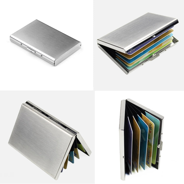 Stainless Steel Ultra-thin Protection Travel Card Bag Metal Card Box