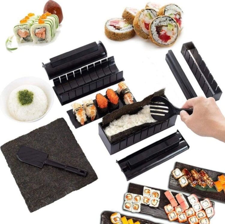 10 PCS/Set DIY Sushi Seaweed Rice Ball Making Mold
