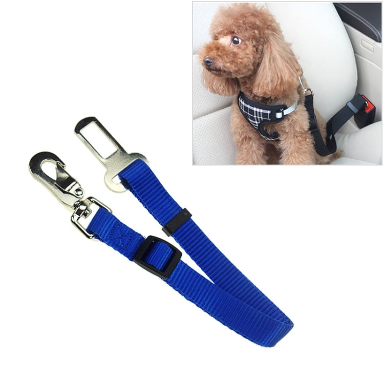Nylon Harness Leash Clip Pet Dog Car Seat Belt Security Belt