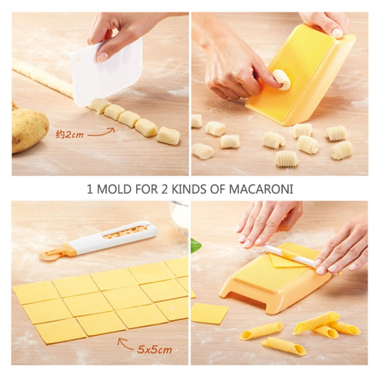 Plastic Pasta Macaroni Board Spaghetti Maker Rolling Pin Mold Kitchen Tool