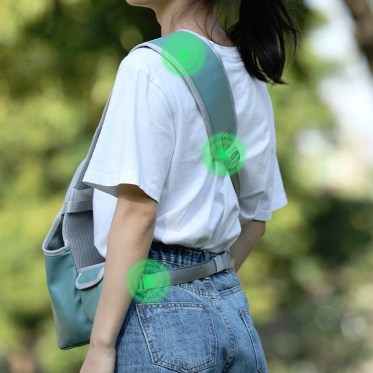 TAILUP Pets Carry Out Shoulder Bag Convenient Foldable Leather Chest Bag