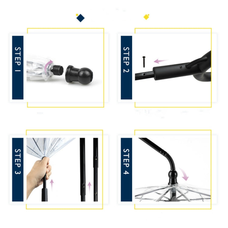 Pet Umbrella Transparent Adjustable Rainy Dog ?Walking Leash