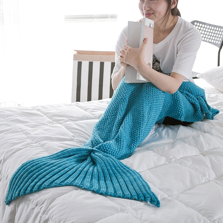 Mermaid Tail Blanket For Adult Super Soft Sleeping Knitted Blankets