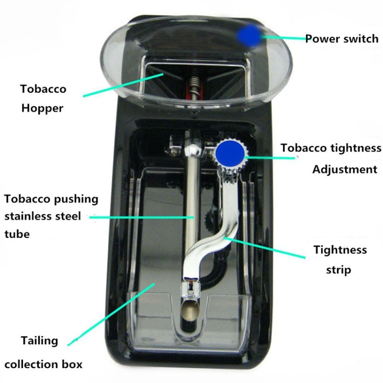 Electric Easy Automatic Cigarette Rolling Machine Tobacco Injector Maker Roller
