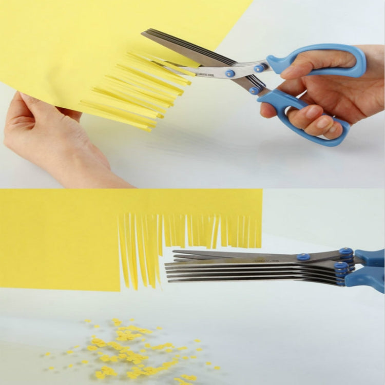 Minced 5 Layers Basil Rosemary Kitchen Scissor Shredded Chopped Scallion Cutter