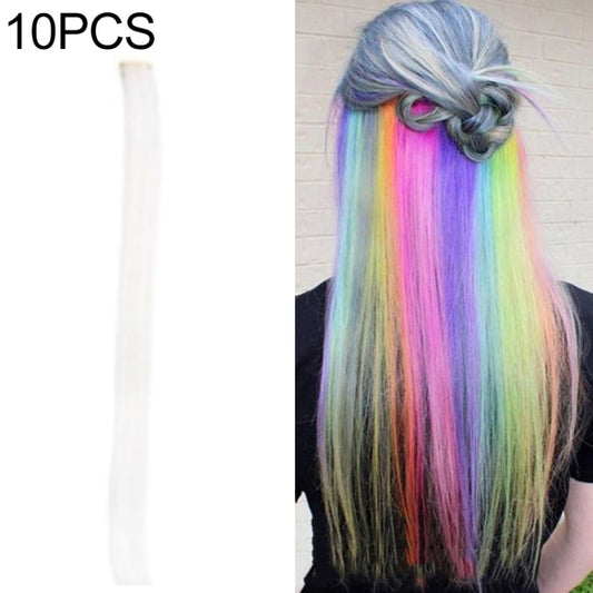 10 PCS Chemical Fiber Wig One-Step Gradient Color Single Card Wig