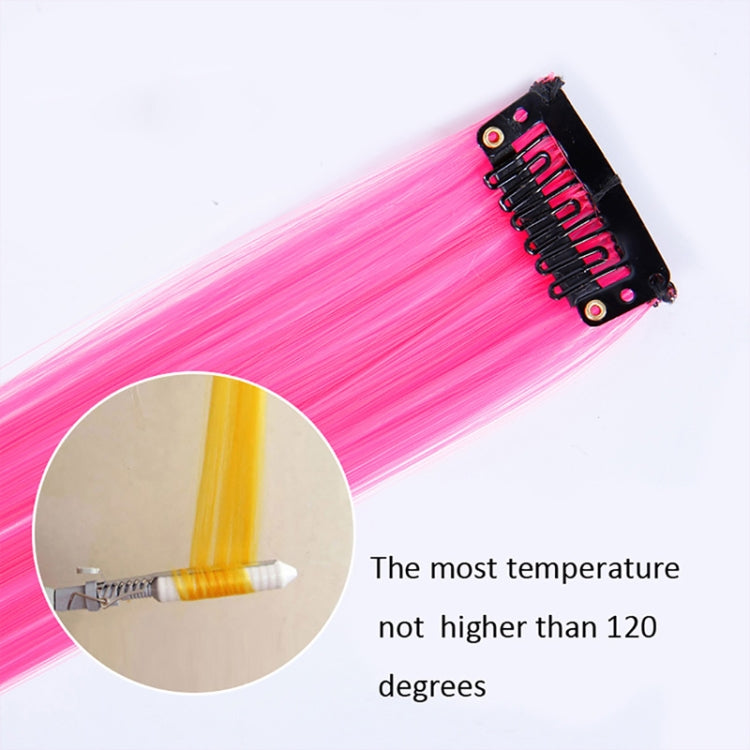 10 PCS Chemical Fiber Wig One-Step Gradient Color Single Card Wig