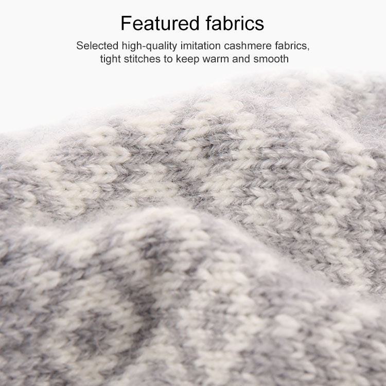 Winter Touch Screen Gloves Women Men Warm Stretch Knit Mittens Imitation Wool Thicken Full Finger Gloves