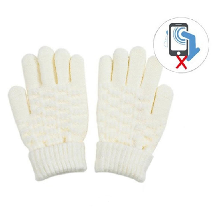 Winter Touch Screen Gloves Women Men Warm Stretch Knit Mittens Imitation Wool Thicken Full Finger Gloves
