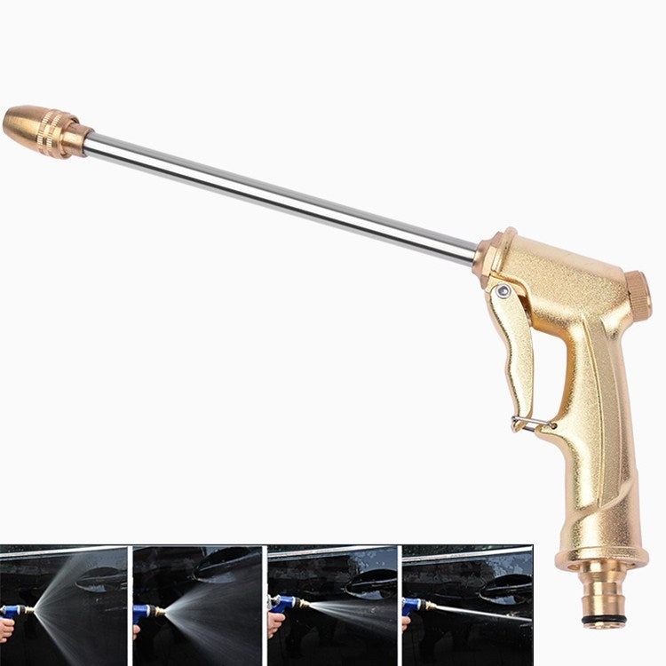 Electroplating Extension Rod Car Wash Water Gun Household Brush Car Gun Garden Watering Gun