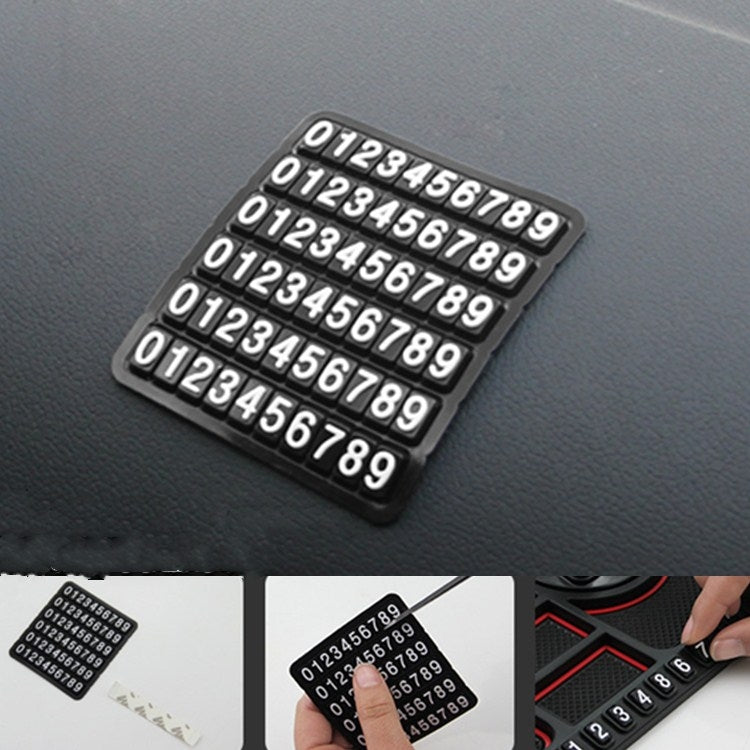 Car Interior Car Multifunctional Instrument Panel Storage Pad Car Phone Bracket Anti-slip Pad With Stop