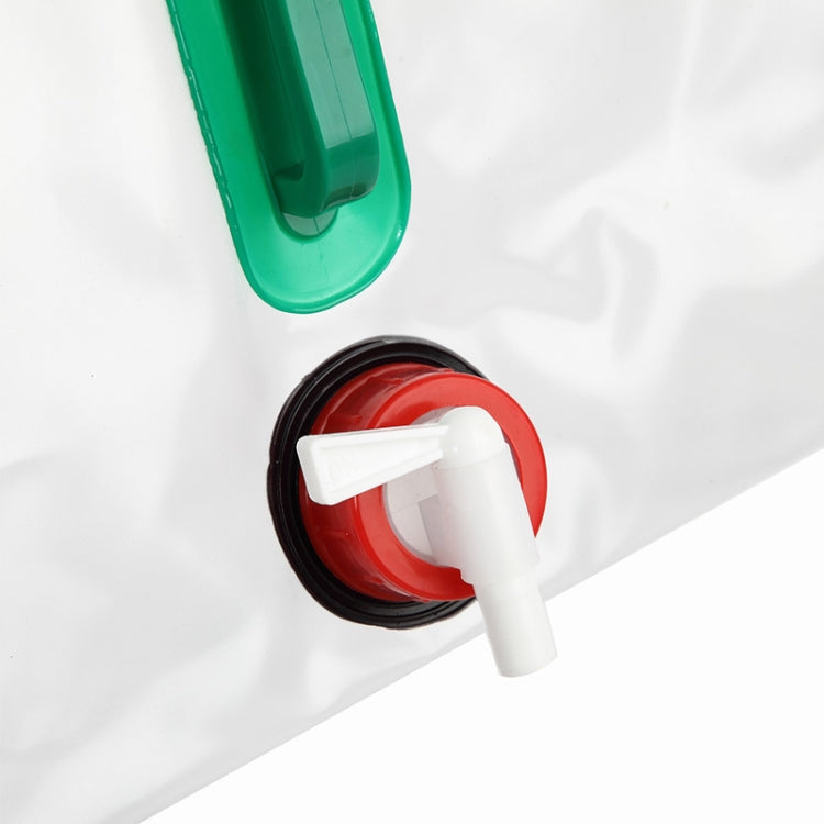 20L Outdoor Camping Folding Bucket Transparent Plastic Folding Water Bag