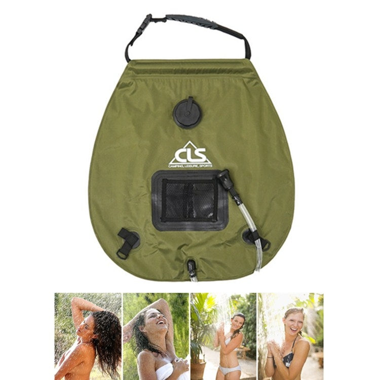 Outdoor Bathing Bag Self-driving Camping Solar Hot Water Bottle 20L Water Storage Bag