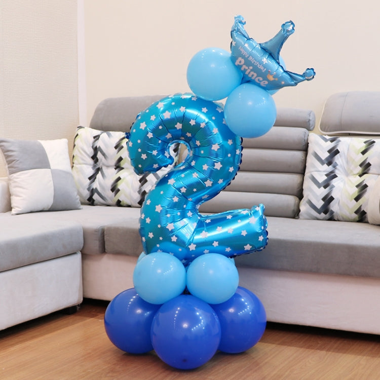 Number Foil Balloon Happy Birthday Decoration