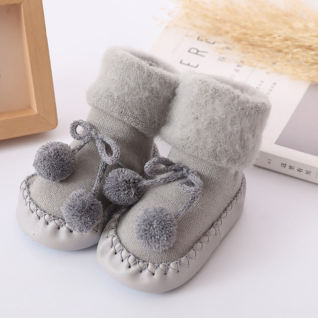 Winter Baby Warmer Floor Socks Anti-Slip Baby Step Socks