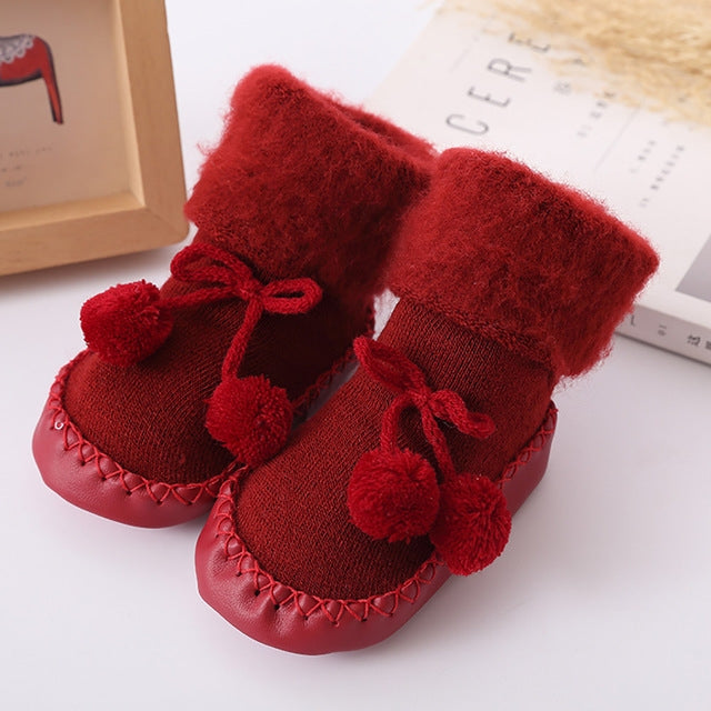 Winter Baby Warmer Floor Socks Anti-Slip Baby Step Socks