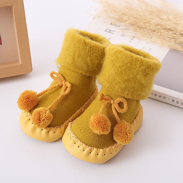 Winter Baby Warmer Floor Socks Anti-Slip Baby Step Socks