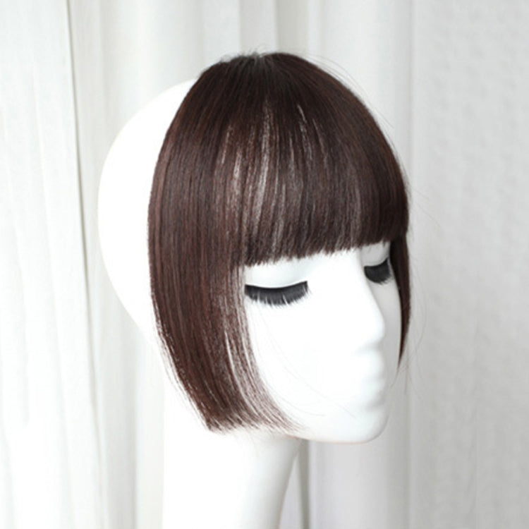Women Fake Fringe Clip In Bangs Hair Extensions with High Temperature Synthetic Fiber