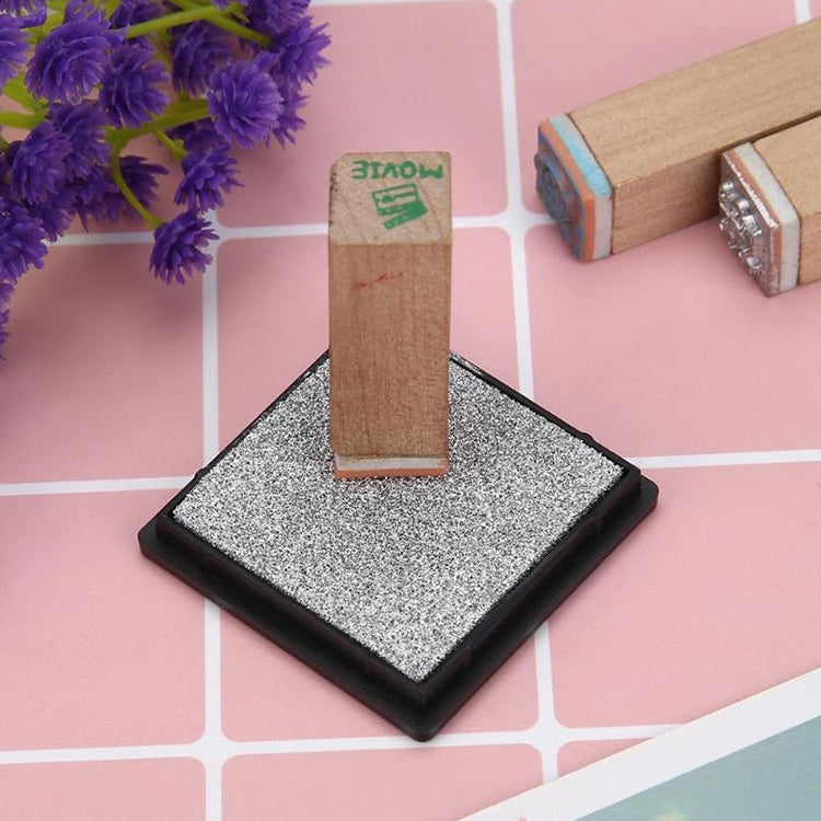 2 PCS Creative Color Ink Pad Small Ink Pad, Size:4x4cm