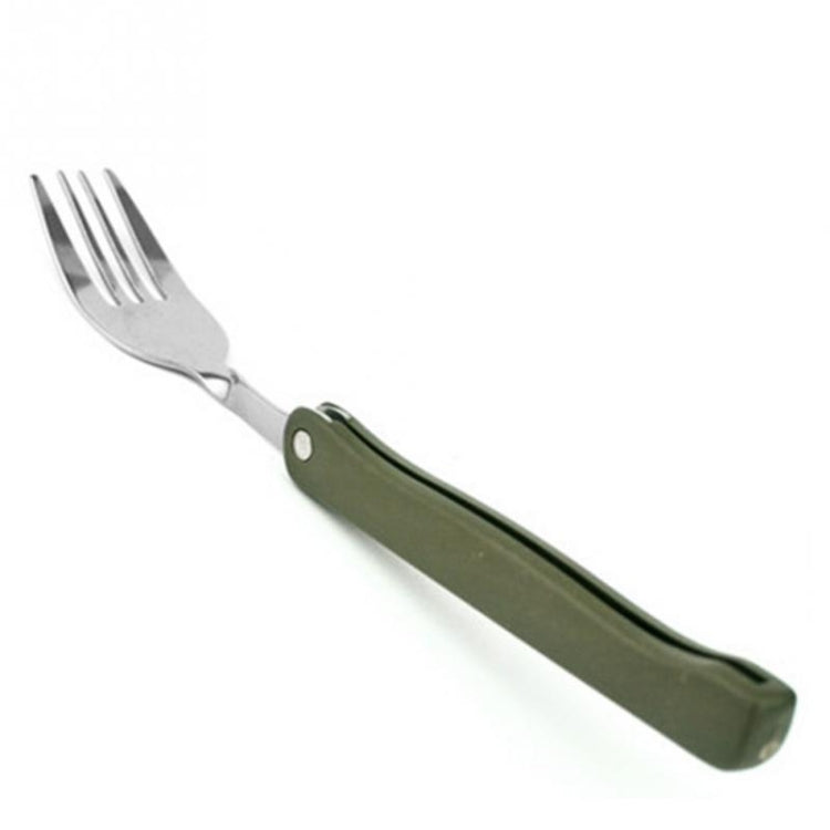 Portable Mini Tableware Set outdoor Tool Folding Cutlery Set with Spoon Fork Knives for Camping Picnic Stainless Steel
