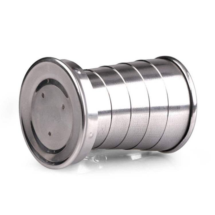 Stainless Steel Camping Folding Cup Traveling Outdoor Camping Hiking Mug Portable Collapsible Cup