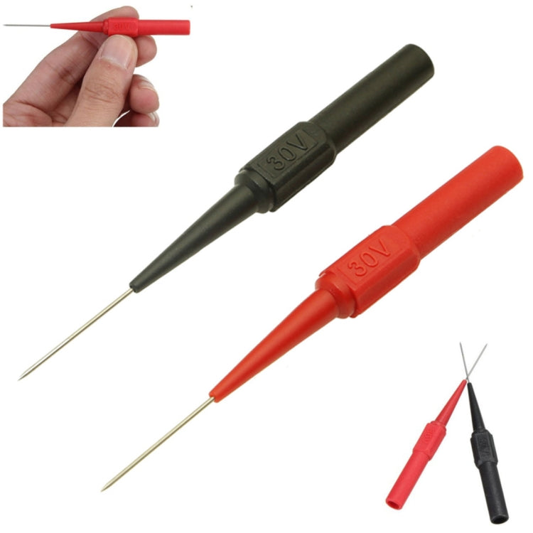 Multimeter Test Pen Test Probe Long and Thin Tip Probe Banana Jack Pin Auto Car Repair Accessories Tool