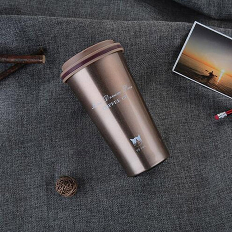 500ML Portable Stainless Steel Creative Gift Coffee Cup Office Vacuum Thermos Mug