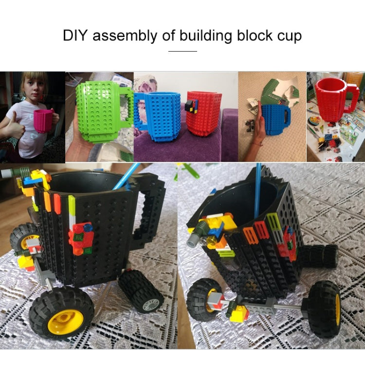 Building Blocks Design Creative Milk Mug Coffee Cup Build-on Brick Drinking Water Holder