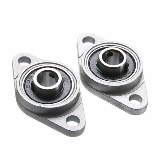 2pcs Diamond Bearing Housing Zinc Alloy Miniature Housing Bearing 3D Printer Accessories Universal, KFL08 (inner diameter 8), KFL000 (inner diameter 10), KFL001 (inner diameter 12)