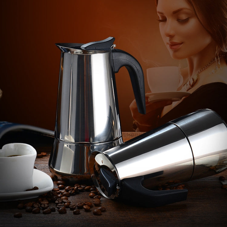 Stainless Steel Moka Coffee Maker Pot Filter
