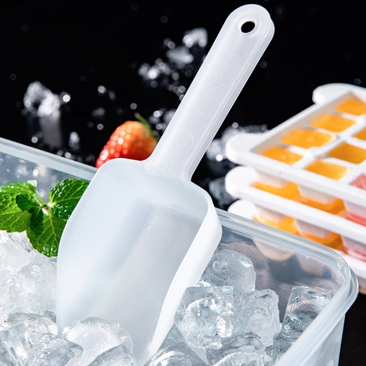Household Silicone Ice Box With Lid Ice Cube Mold Refrigerator Ice Lattice Quick Freezer Random Color Delivery