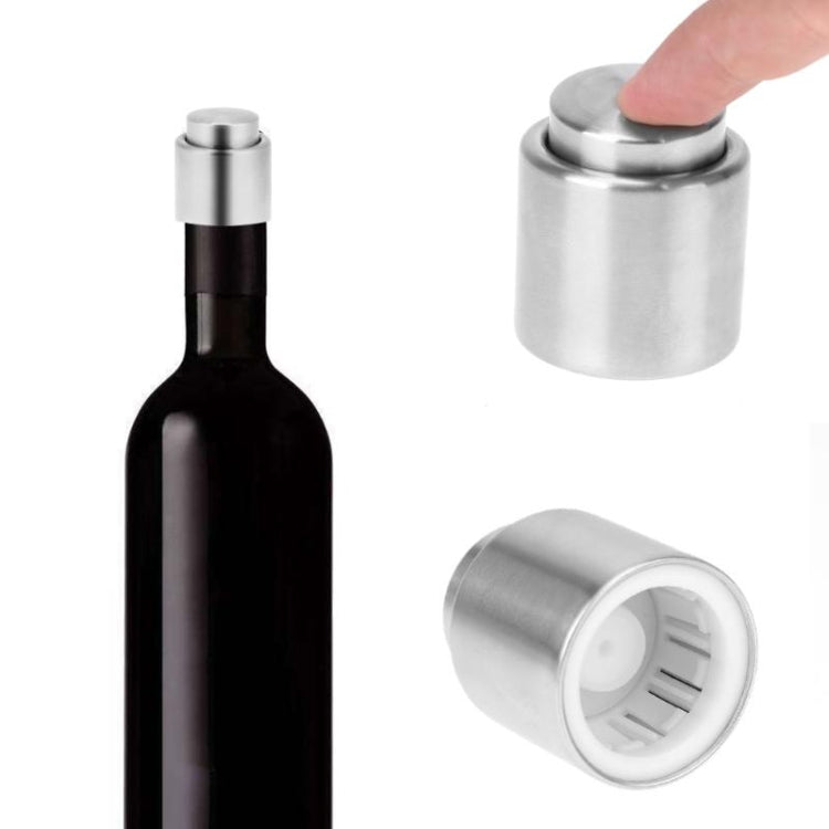 Push Stainless Steel Red Wine Stopper Champagne Stopper