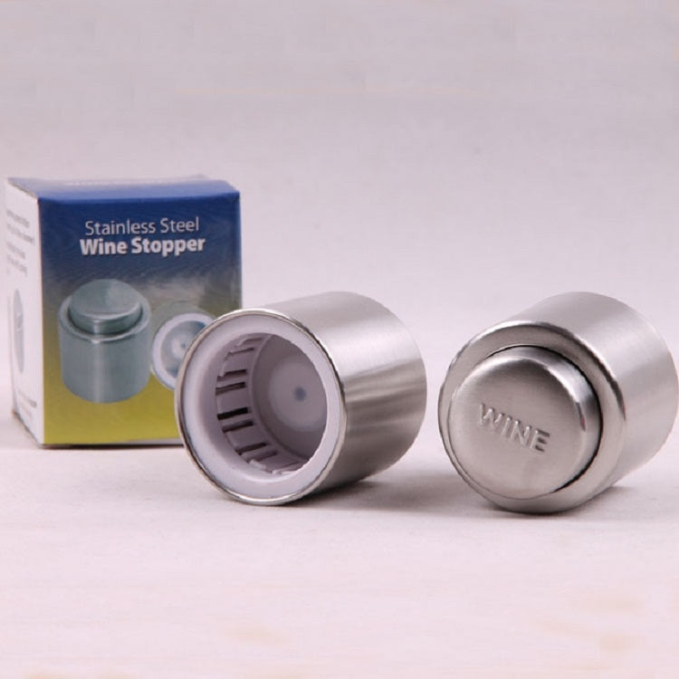 Push Stainless Steel Red Wine Stopper Champagne Stopper