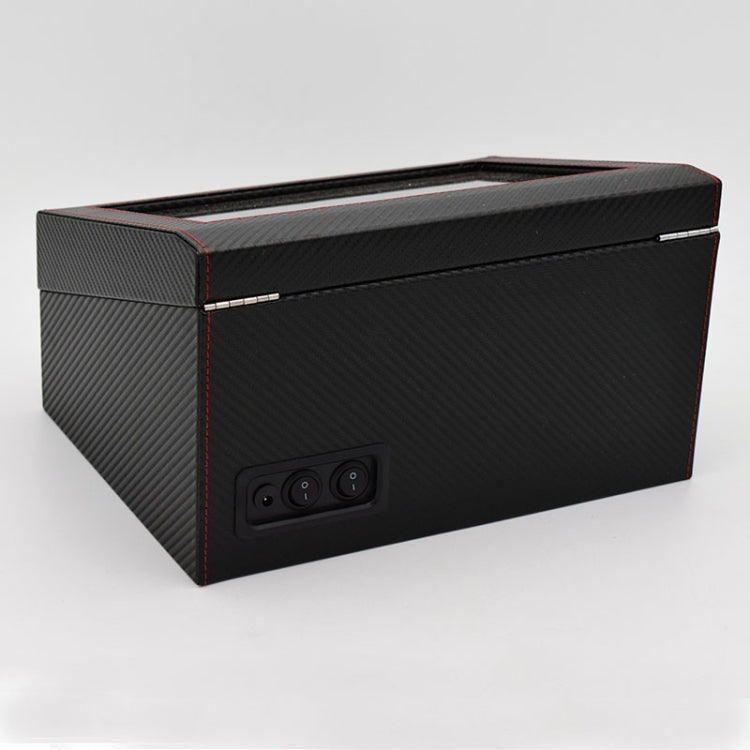 4+6 Automatic Rotation Leather Watch Winder Storage Display Case Box