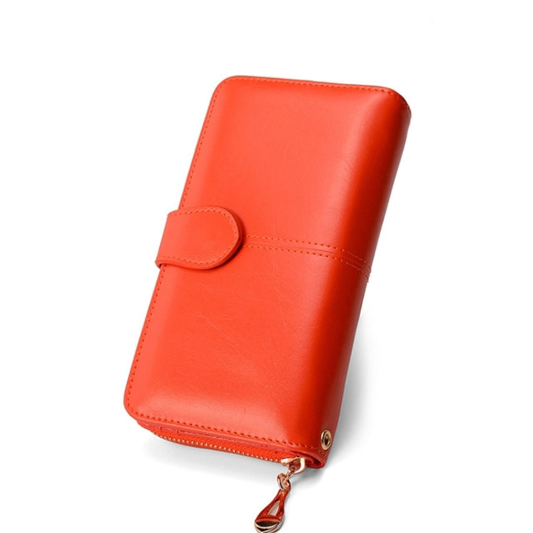 Multifunction Zipper Women Leather Wallet Long Trifold Coin Purse Card Holder Clutch