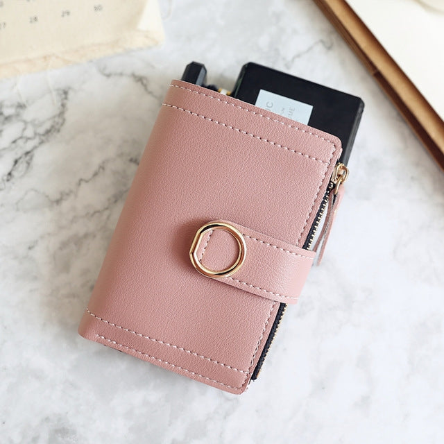 Women Wallets Small Fashion Leather Purse Ladies Card Bag For Female Purse Money Clip Wallet